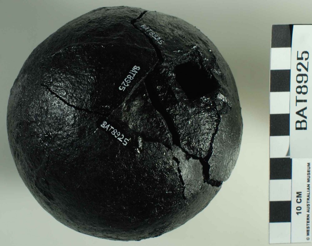BAT8925 Armament artefact recovered from Batavia