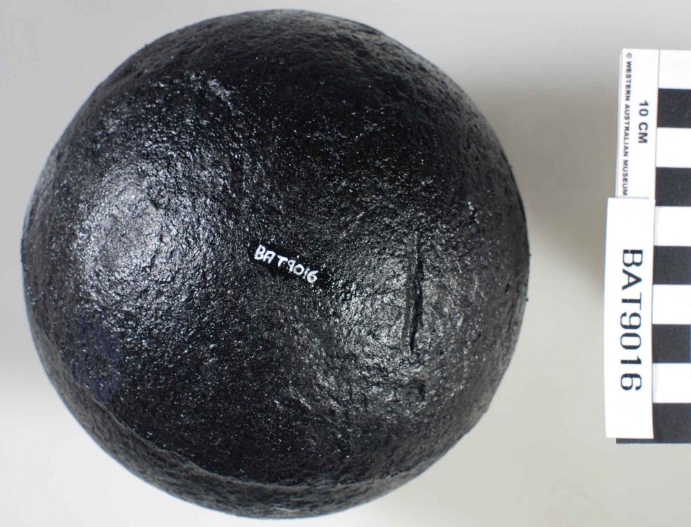BAT9016 Armament artefact recovered from Batavia