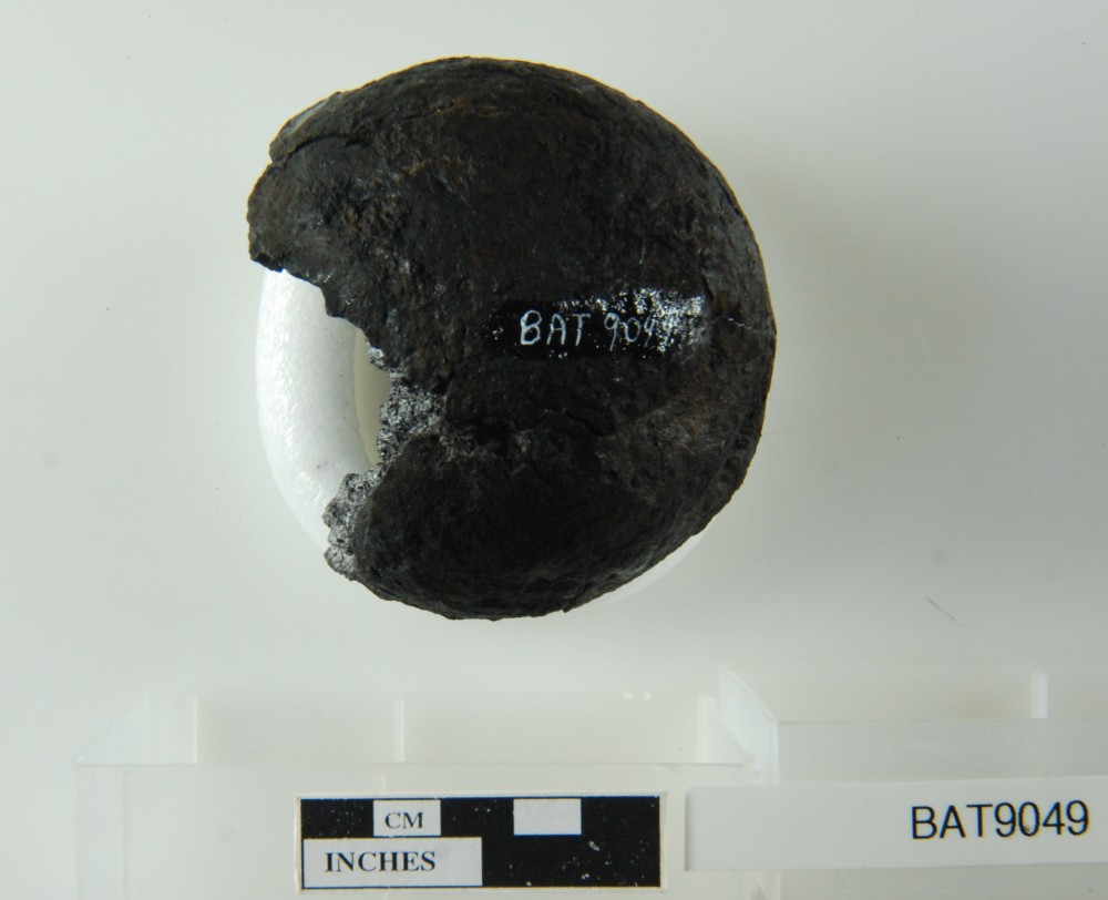 BAT9049 Armament artefact recovered from Batavia