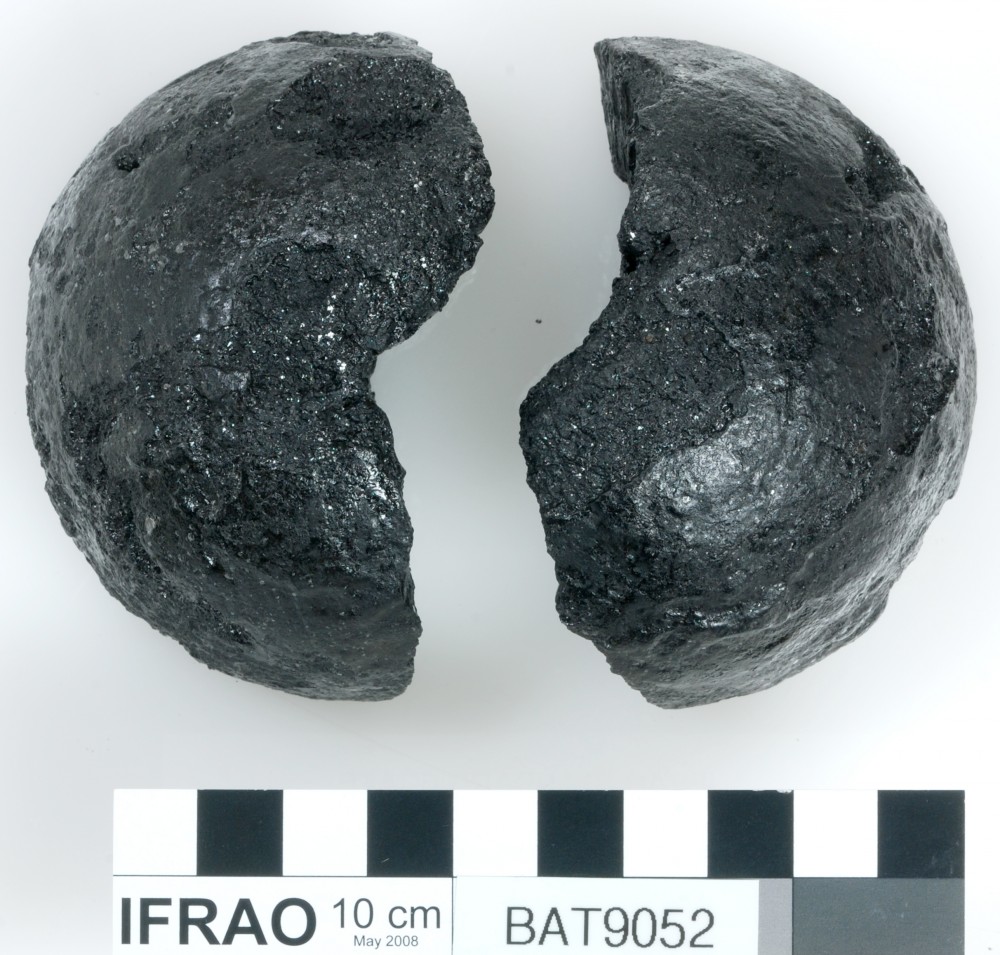 BAT9052 Armament artefact recovered from Batavia