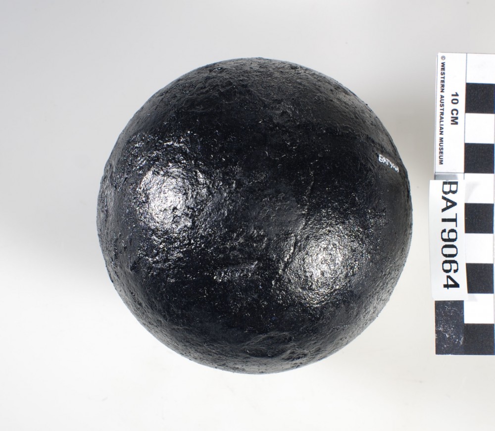 BAT9064 Armament artefact recovered from Batavia