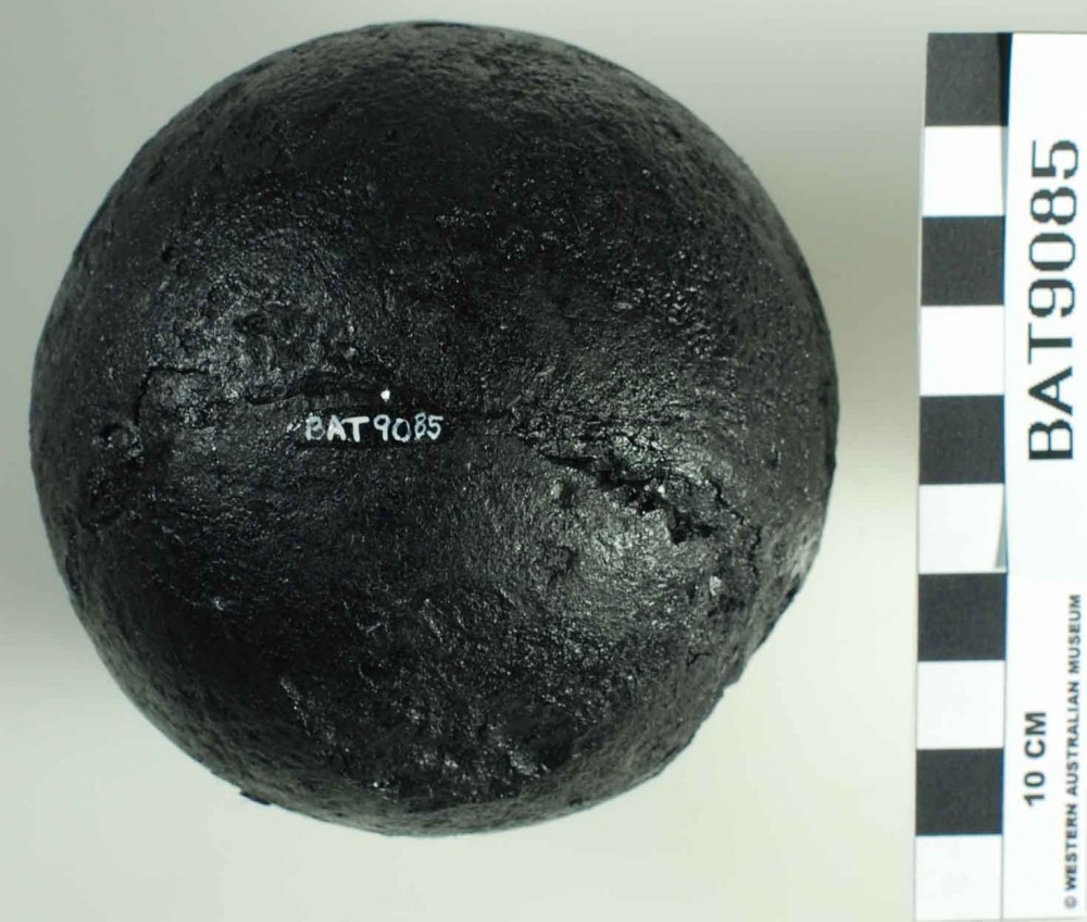 BAT9085 Armament artefact recovered from Batavia