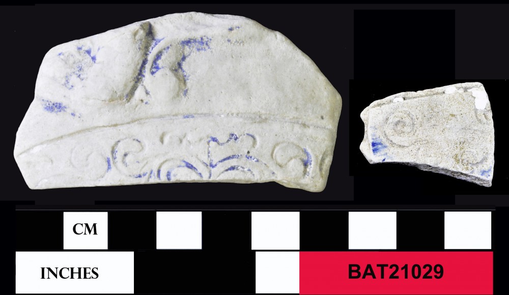 BAT21029 Stoneware artefact recovered from Batavia