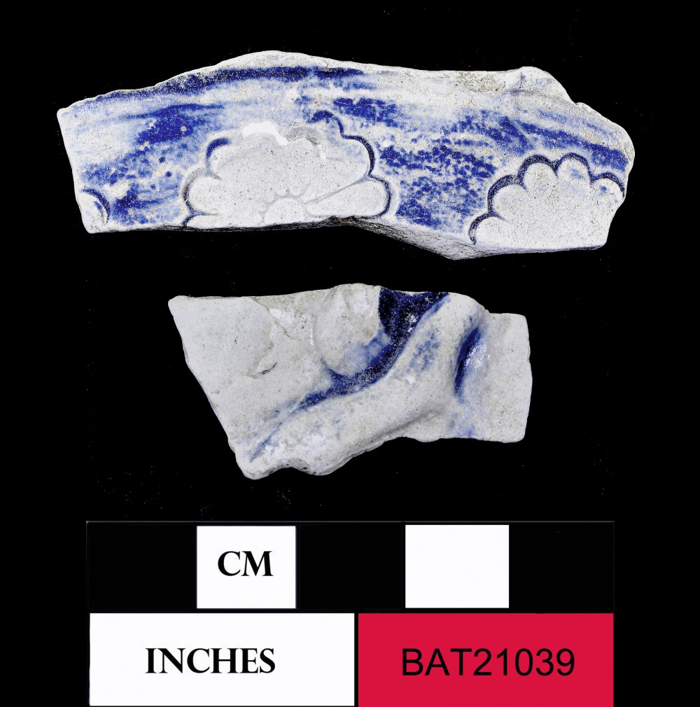BAT21039 Stoneware artefact recovered from Batavia