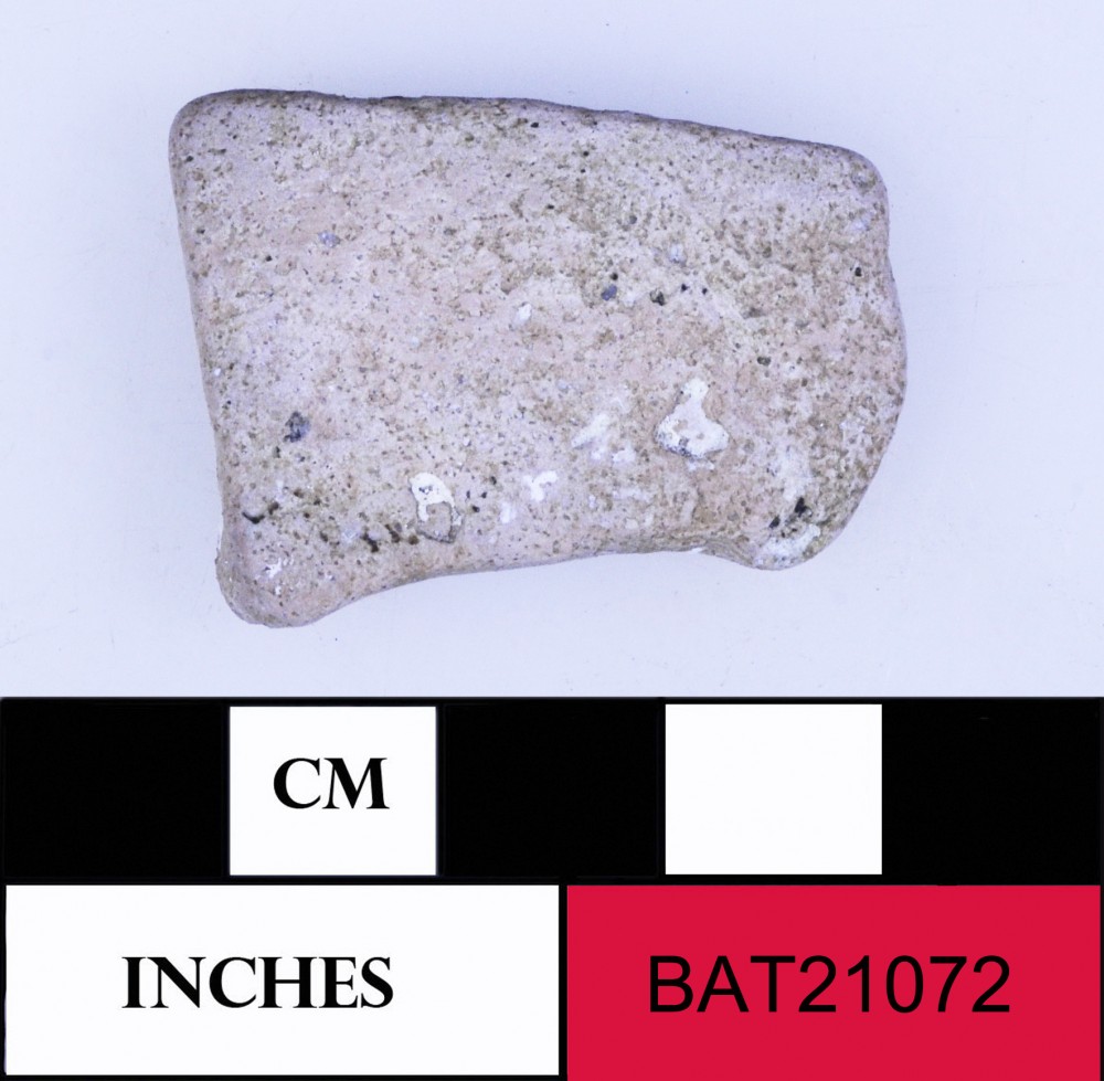 BAT21072 Majolica artefact recovered from Batavia