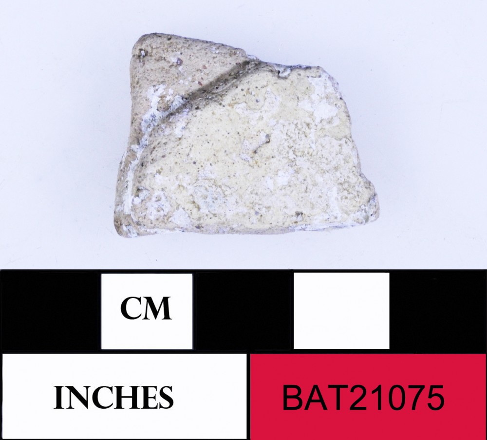 BAT21075 Majolica artefact recovered from Batavia