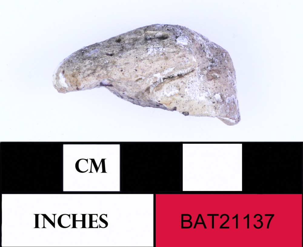 BAT21137 Majolica artefact recovered from Batavia