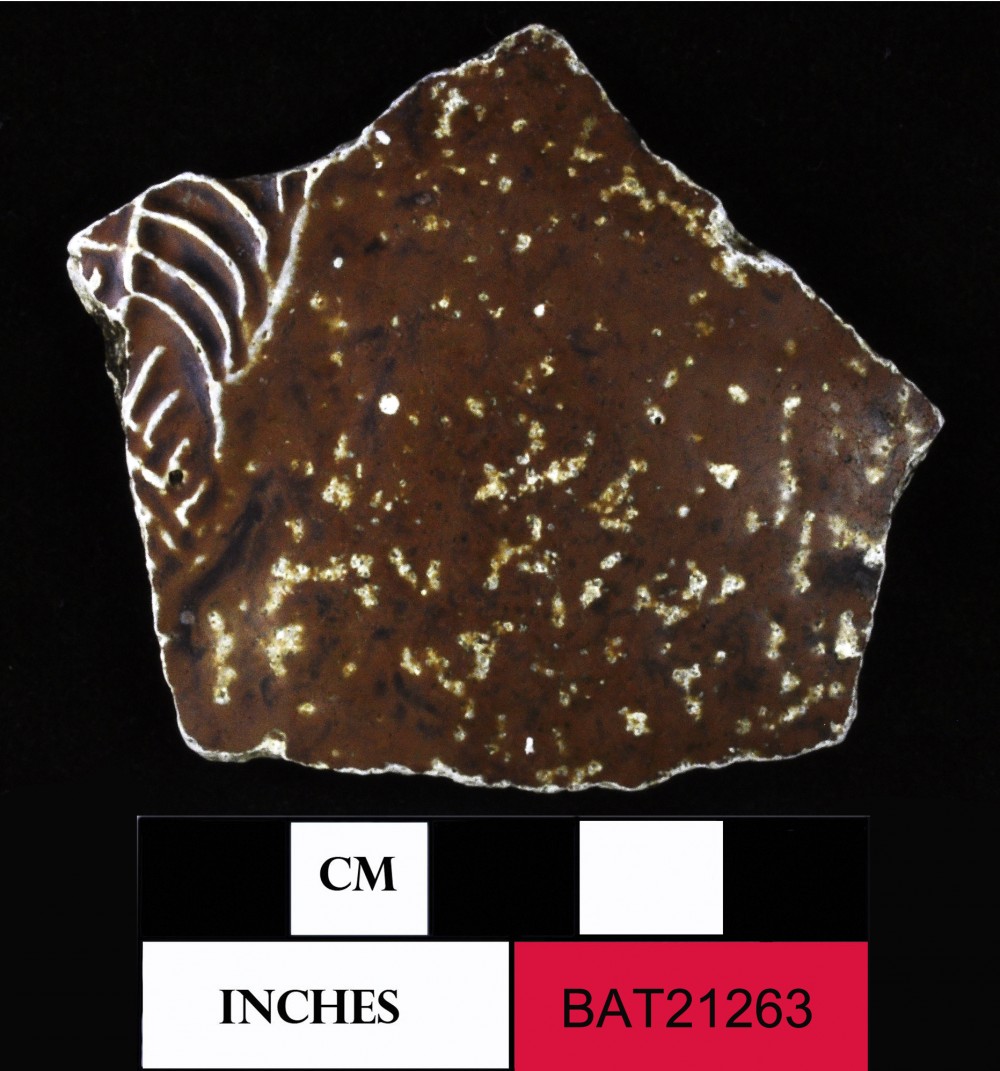 BAT21263 Stoneware artefact recovered from Batavia
