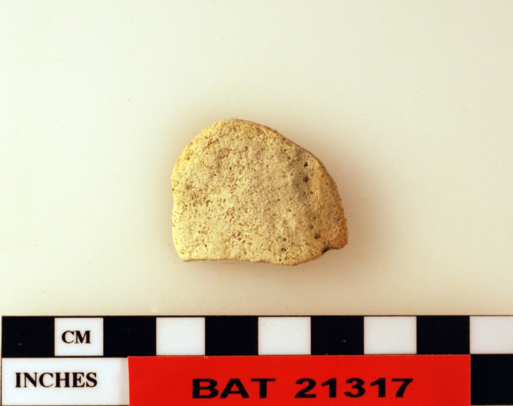 BAT21317 Stoneware artefact recovered from Batavia