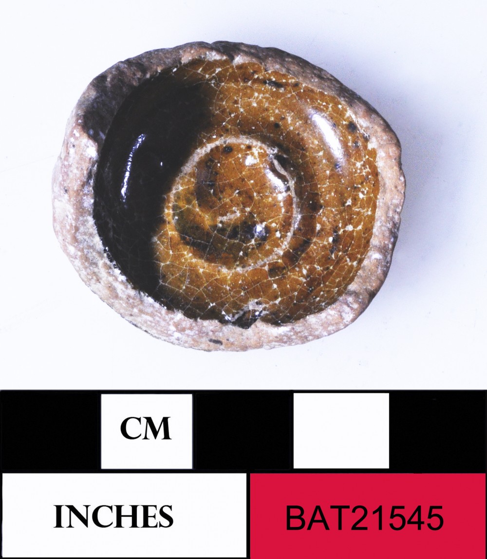 BAT21545 Earthenware artefact recovered from Batavia