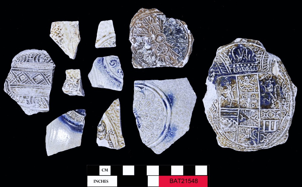 BAT21548 Stoneware artefact recovered from Batavia