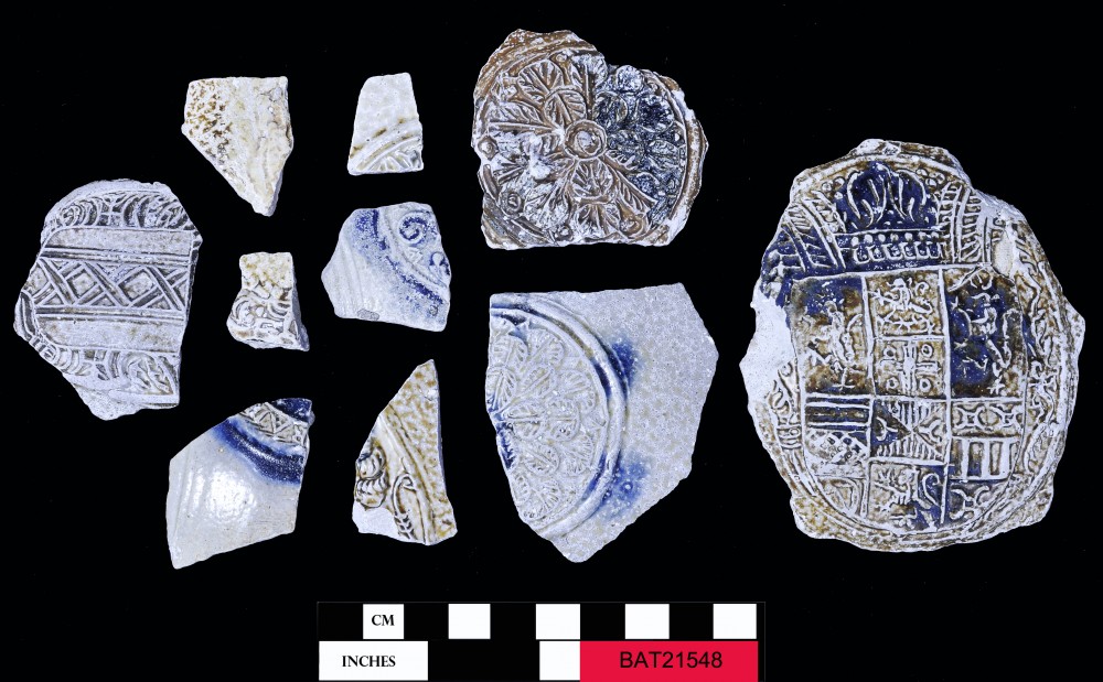 Stoneware artefact recovered from Batavia