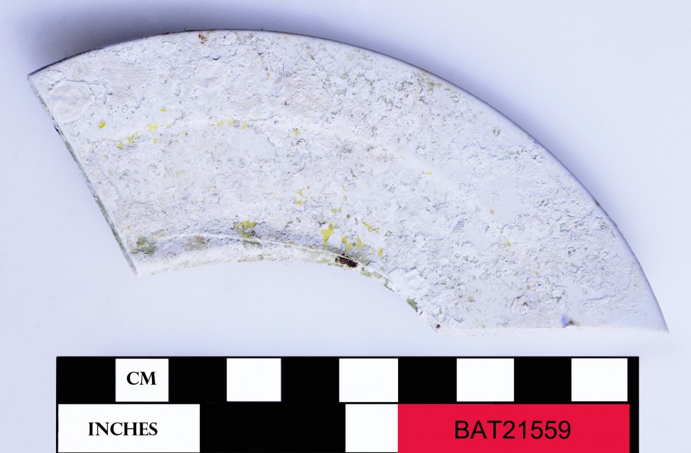 BAT21559 Stoneware artefact recovered from Batavia