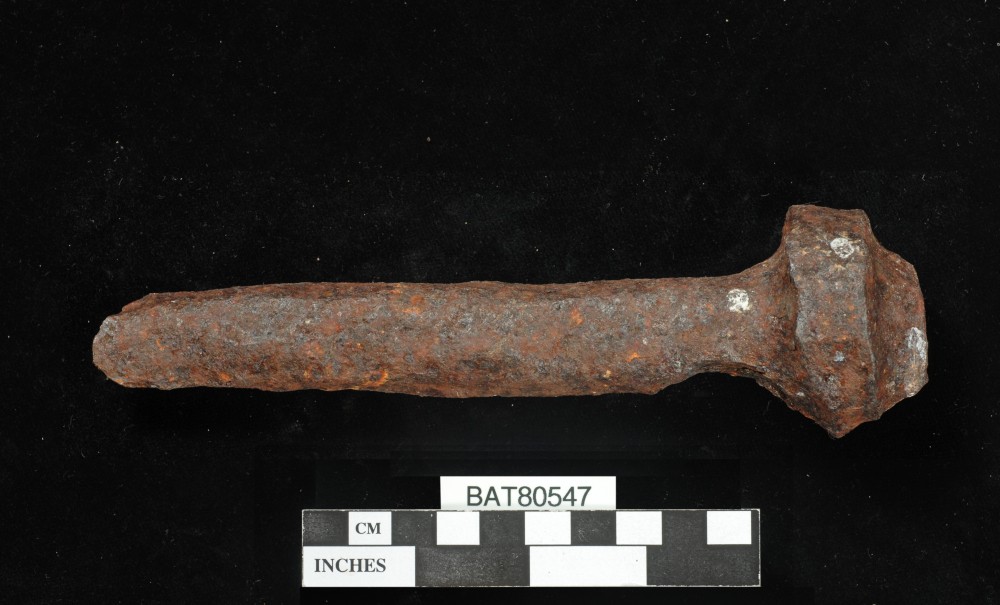 FERROUS artefact recovered from Batavia