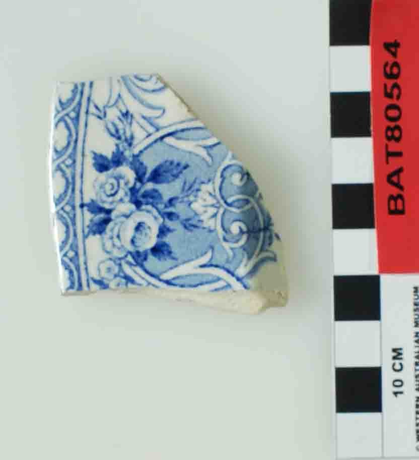 Patterned Earthenware artefact recovered from Batavia