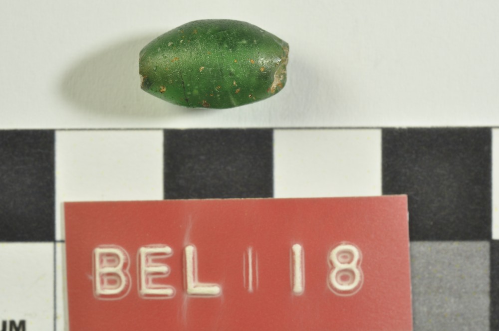 BEL118 Glass artefact recovered from Belinda