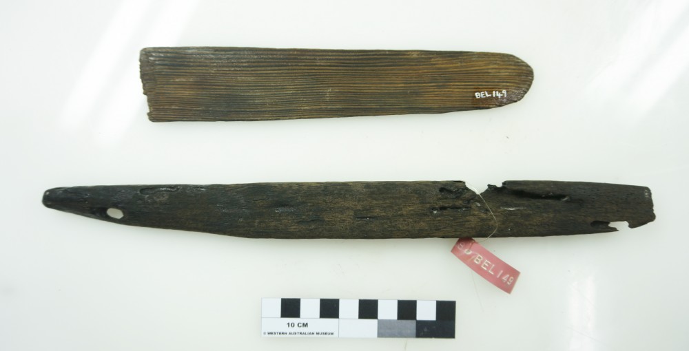 TIMBER artefact recovered from Belinda
