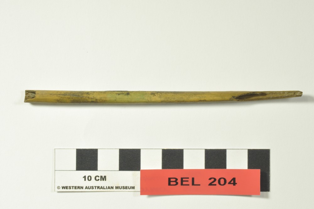BEL204 Animal artefact recovered from Belinda