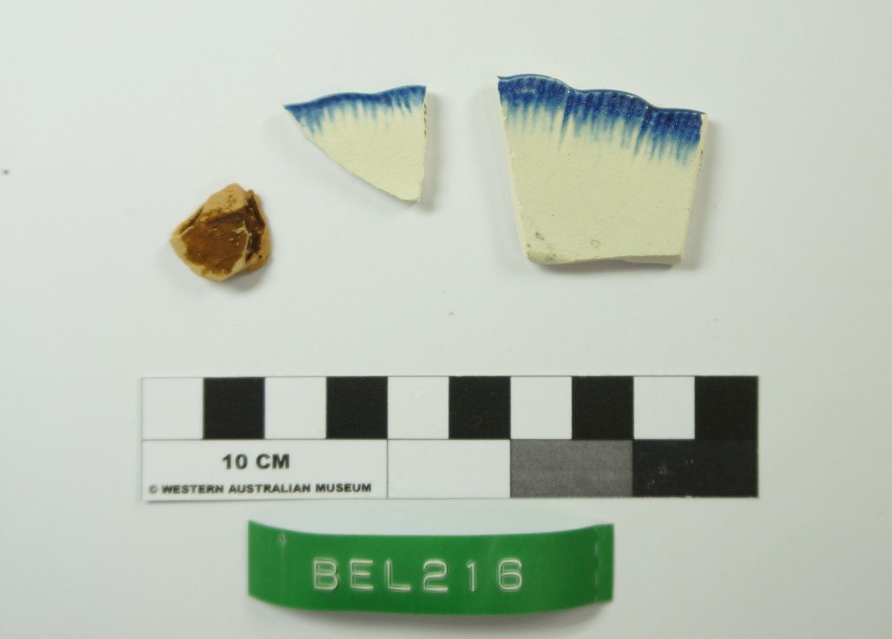 Stoneware artefact recovered from Belinda