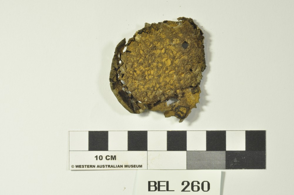Rope/leather/etc. artefact recovered from Belinda