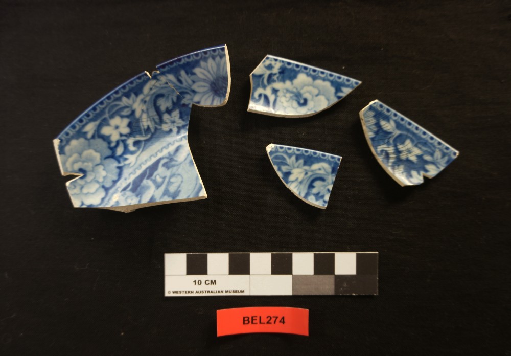 BEL274 Porcelain artefact recovered from Belinda