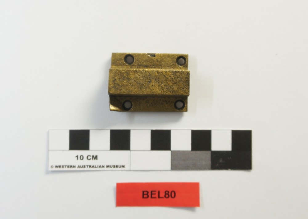 BEL80 Copper/brass artefact recovered from Belinda