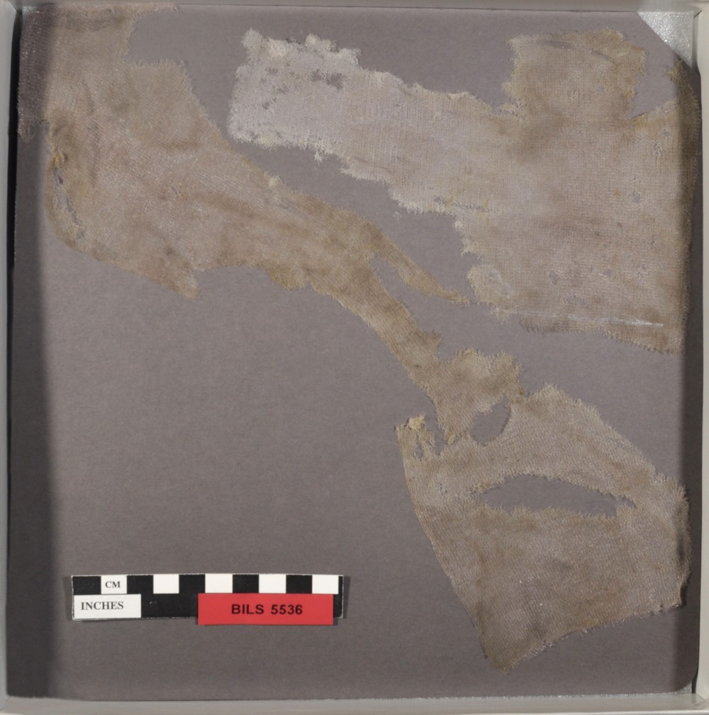 BILS5536 Textile artefact recovered from Beacon Island Land Site