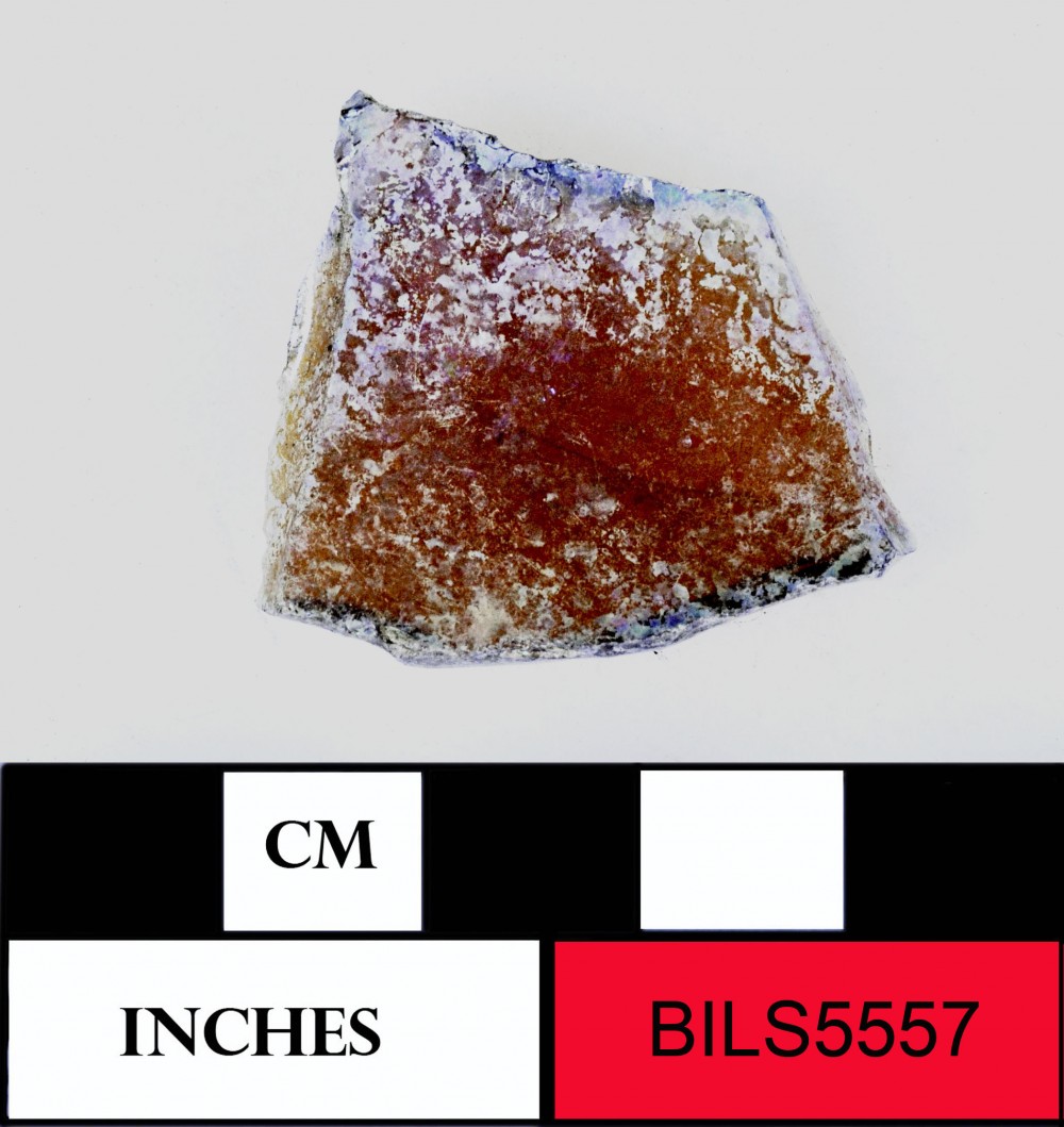 BILS5557 Glass artefact recovered from Beacon Island Land Site