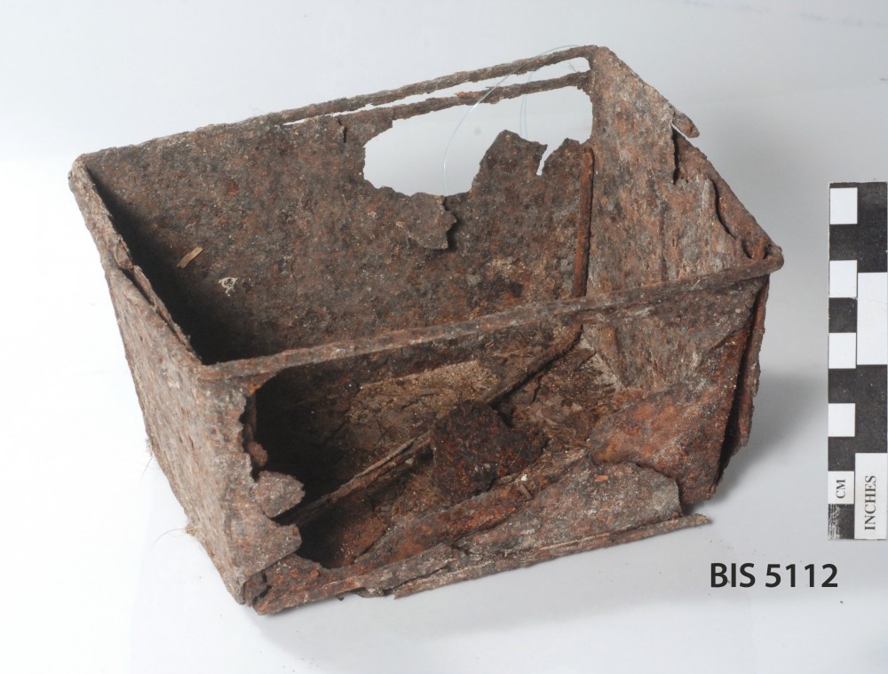 BIS5112 FERROUS artefact recovered from Boxer Island Site