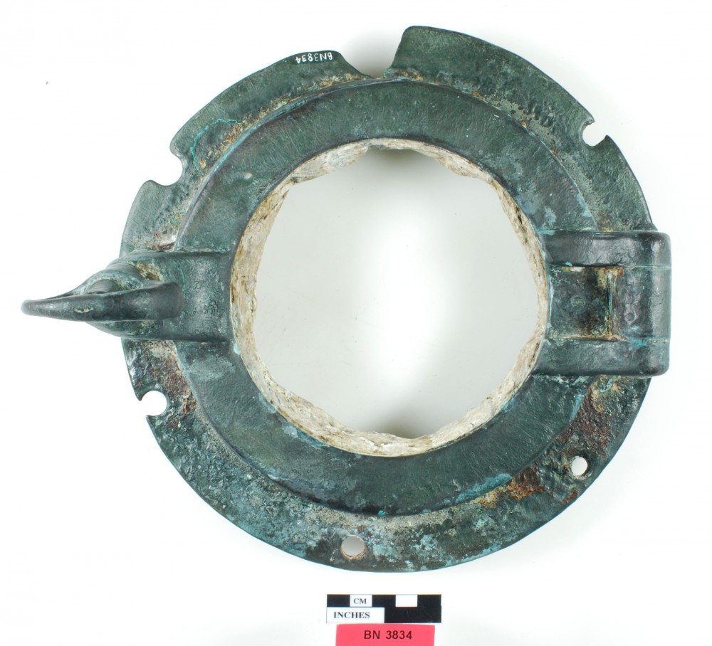 Copper/brass artefact recovered from Benan