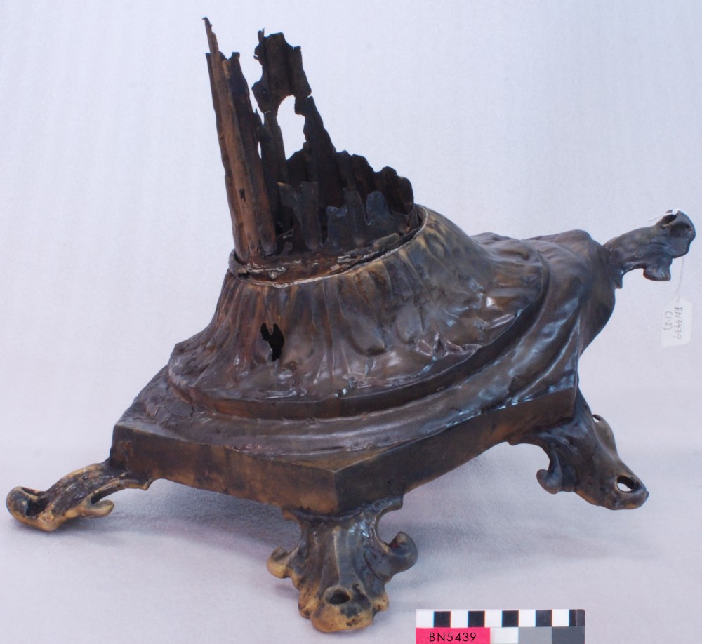 Copper/brass artefact recovered from Benan