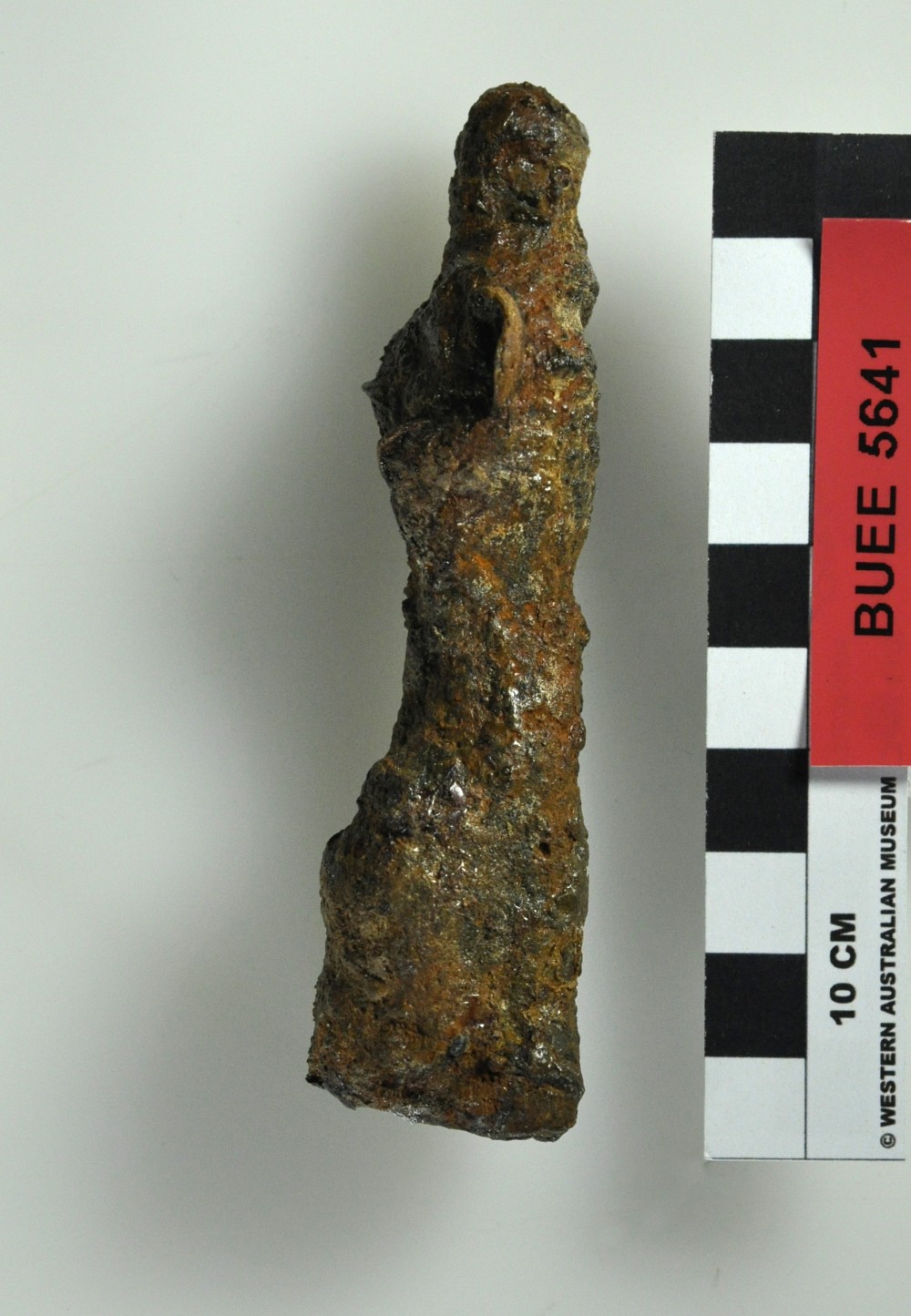 Ship's fittings artefact recovered from Bunbury Excavation East