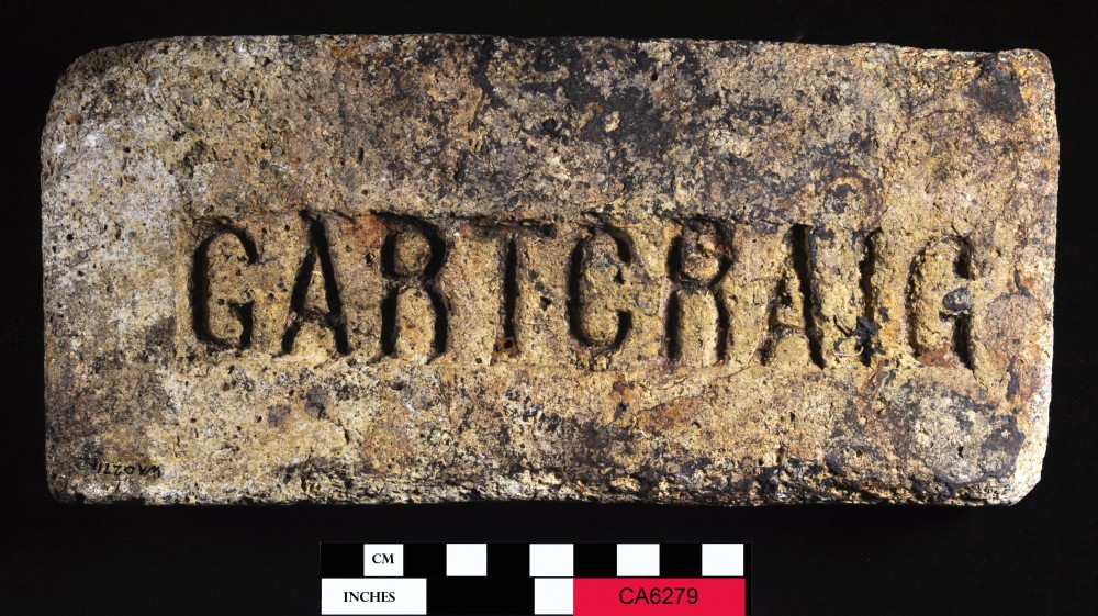 Bricks artefact recovered from Carlisle Castle