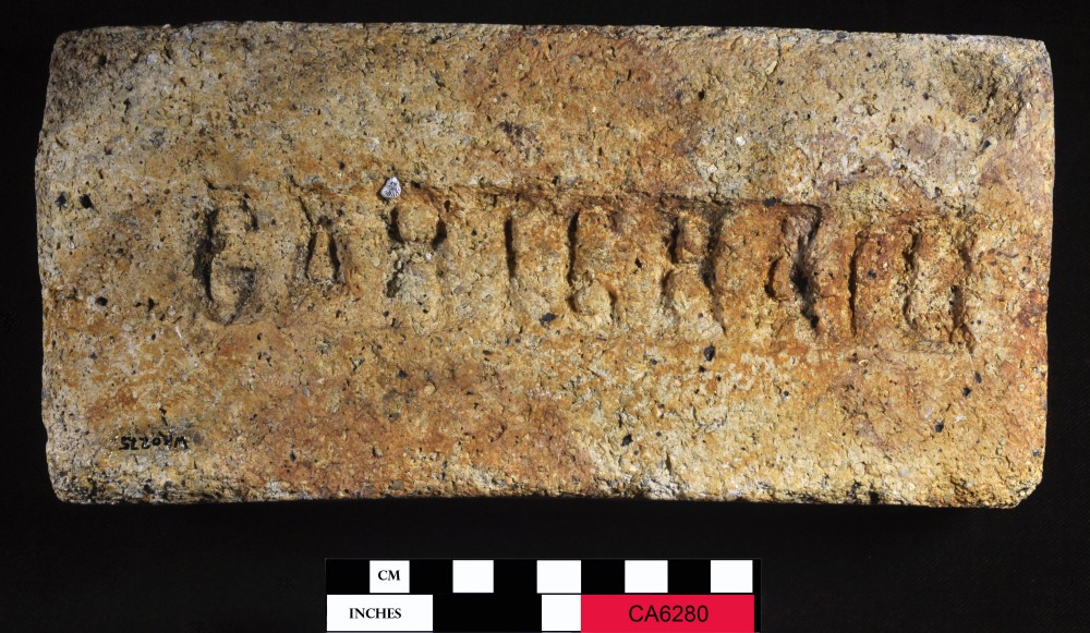 CA6280 Bricks artefact recovered from Carlisle Castle