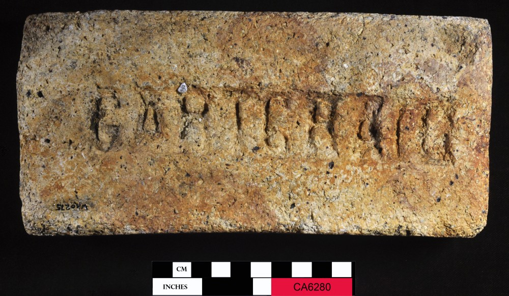 Bricks artefact recovered from Carlisle Castle