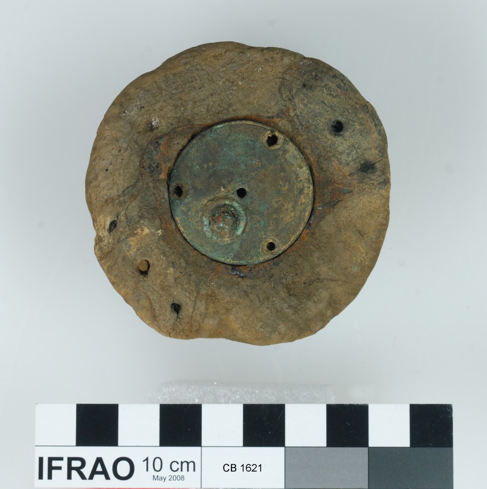 CB1621 Copper/brass artefact recovered from Day Daw = CB1