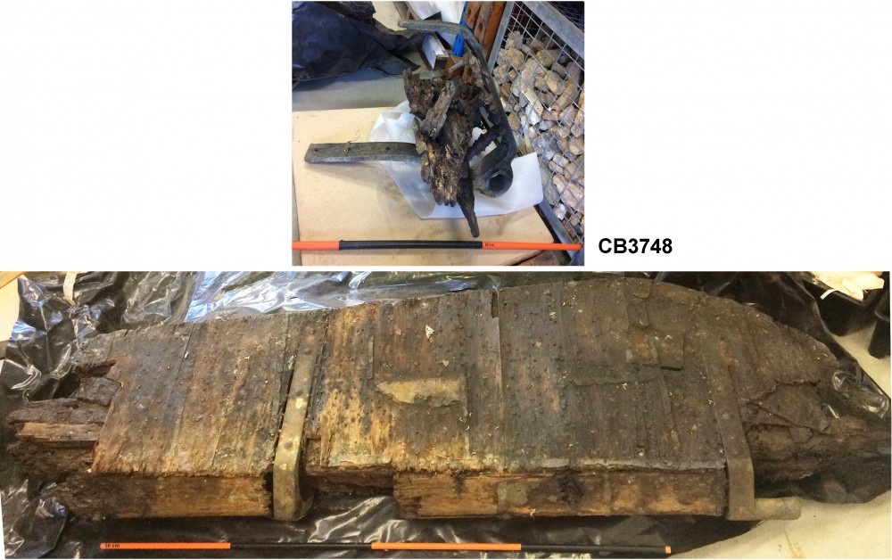 CB3748 Fittings artefact recovered from Day Daw = CB1