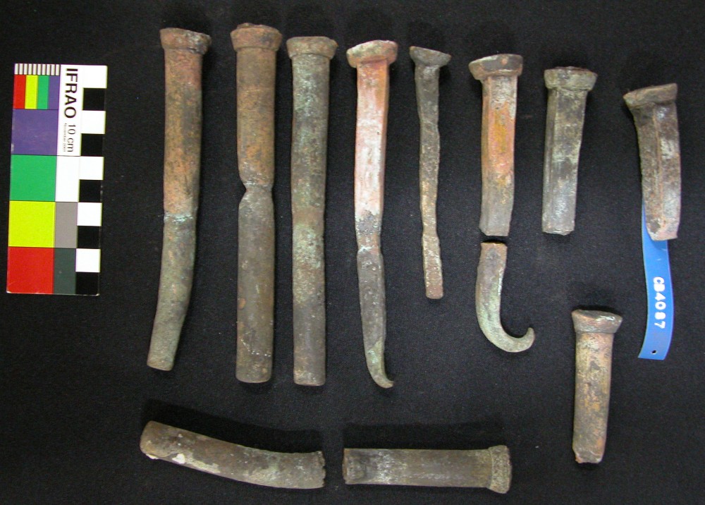 CB4087 Copper/brass artefact recovered from Day Daw = CB1