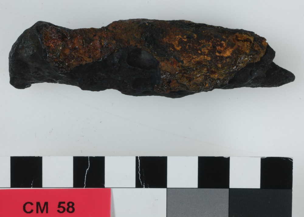CM58 Copper/brass artefact recovered from Cumberland