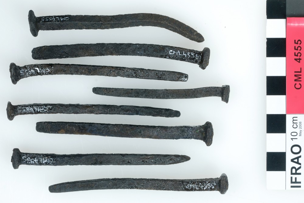 CML4555 Copper/brass artefact recovered from Camilla