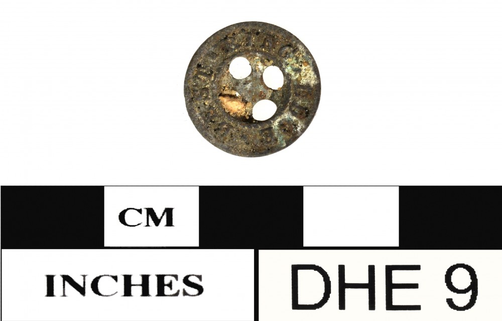 Copper/brass artefact recovered from Dirk Hartog Excavation