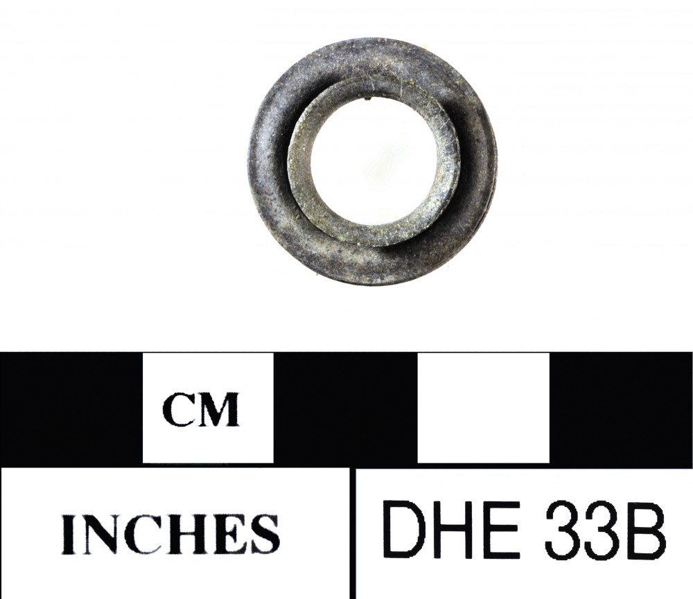 Copper/brass artefact recovered from Dirk Hartog Excavation