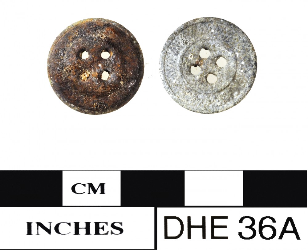 Copper/brass artefact recovered from Dirk Hartog Excavation