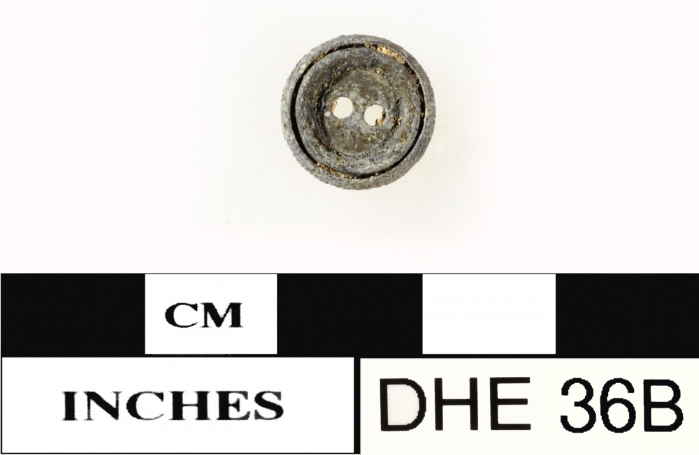 DHE36b Copper/brass artefact recovered from Dirk Hartog Excavation