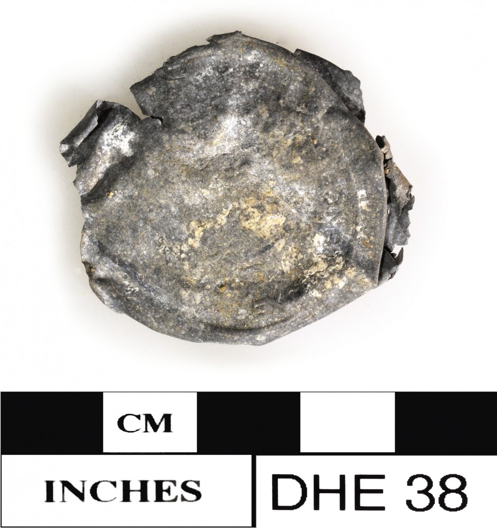 Lead artefact recovered from Dirk Hartog Excavation