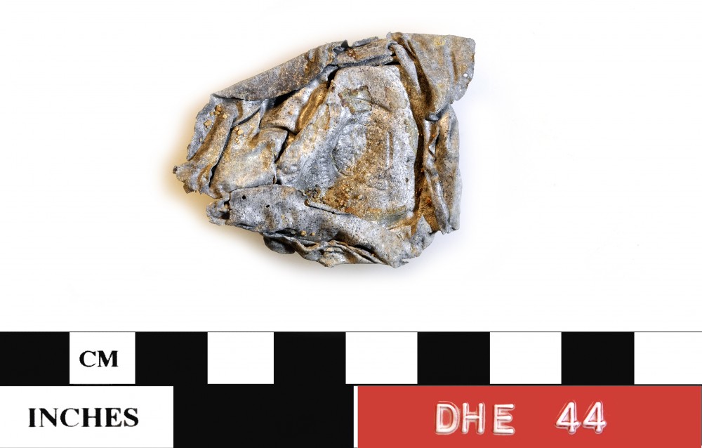 Lead artefact recovered from Dirk Hartog Excavation
