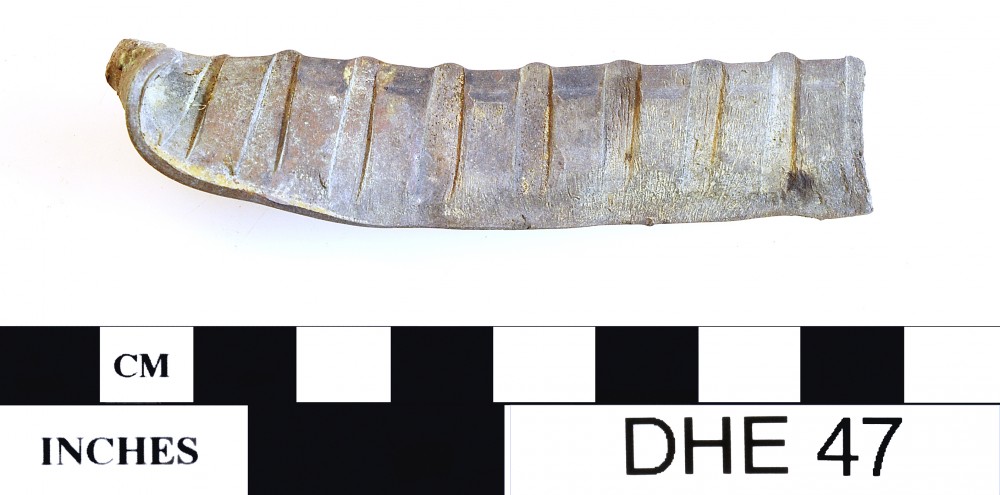 DHE47 Lead artefact recovered from Dirk Hartog Excavation