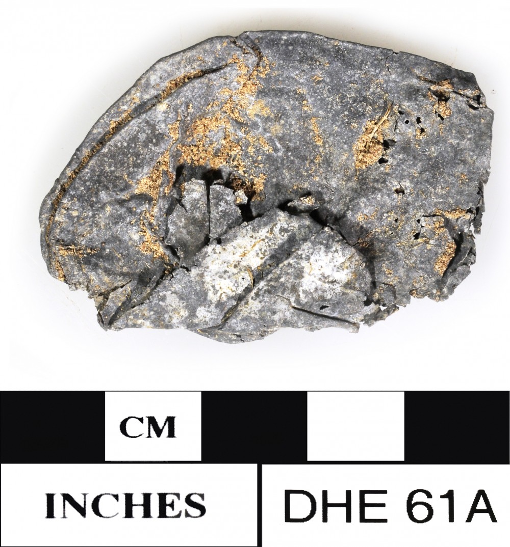 Lead artefact recovered from Dirk Hartog Excavation