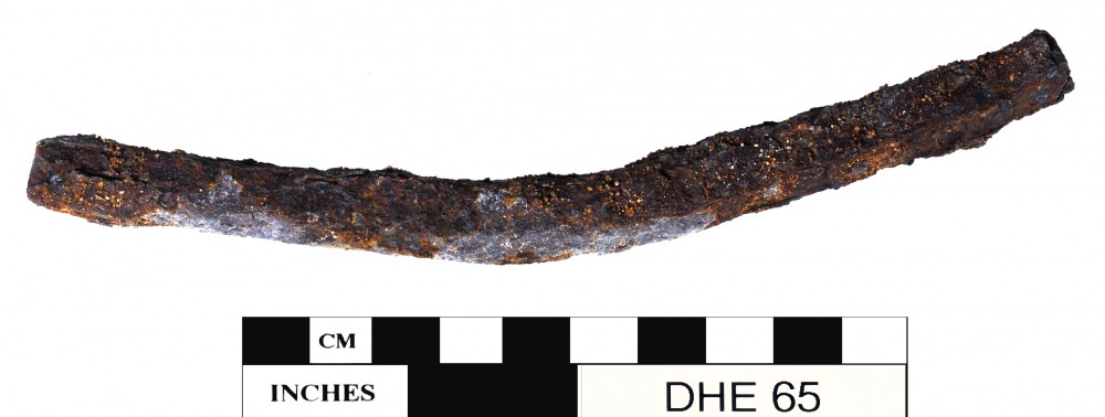 Ship's fittings artefact recovered from Dirk Hartog Excavation