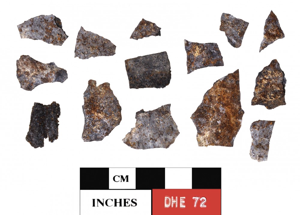 DHE72 FERROUS artefact recovered from Dirk Hartog Excavation